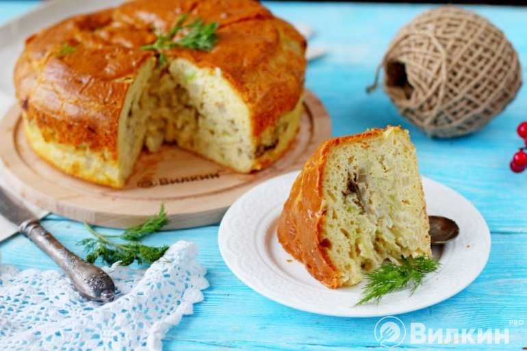 Пирог с капустой на кефире – 18 рецептов в духовке, мультиварке или сковороде