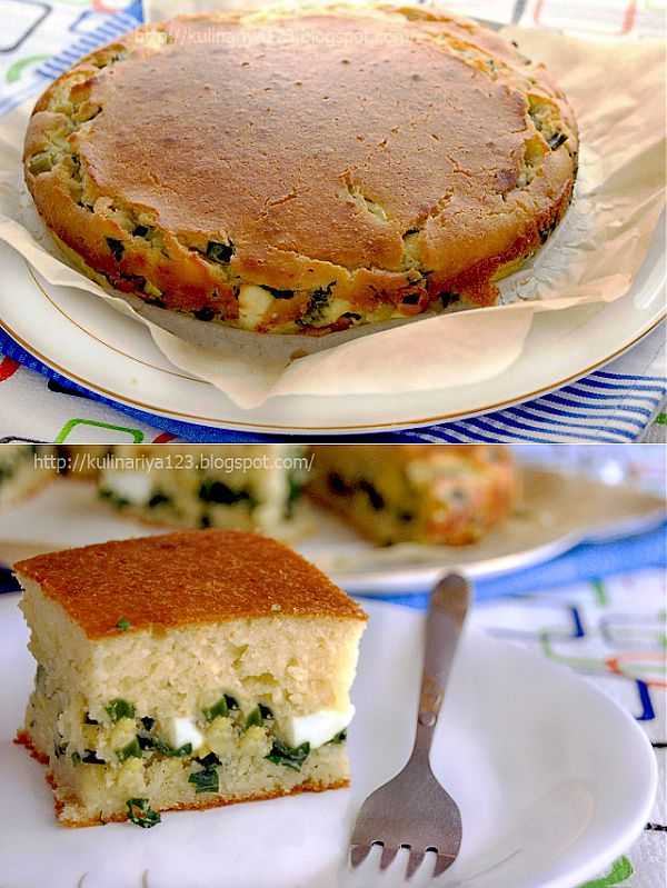 Заливной пирог с зеленым луком и яйцом на майонезе и сметане рецепт с фото пошагово - 1000.menu
