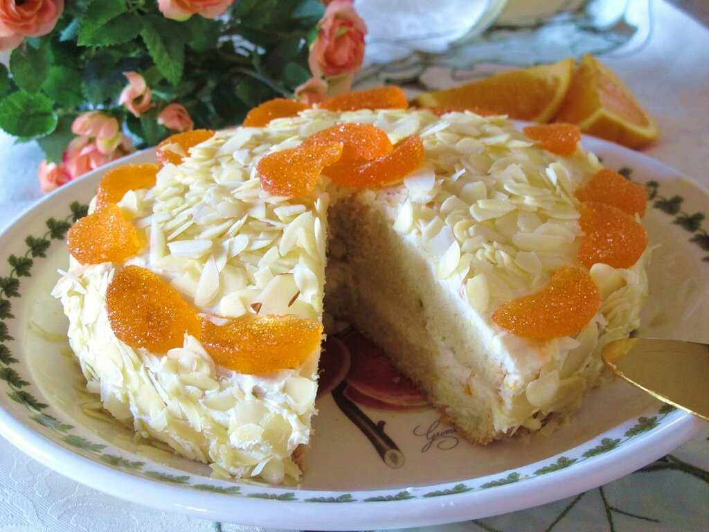 Миндальный апельсиновый торт рецепт