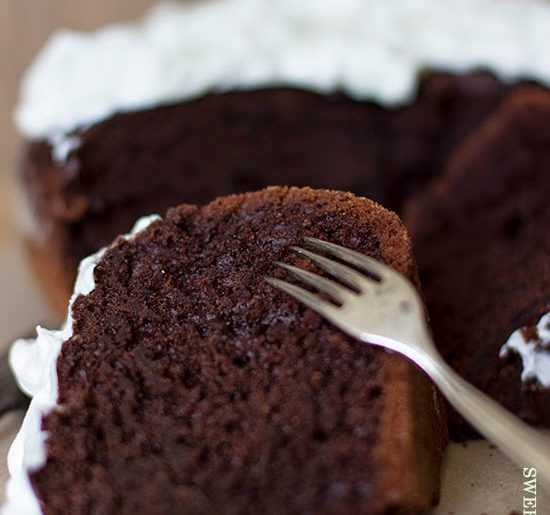 Шоколадный бисквит для торта на кипятке