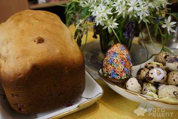 Пасхальный кулич в хлебопечке: рецепты с фото пошагово