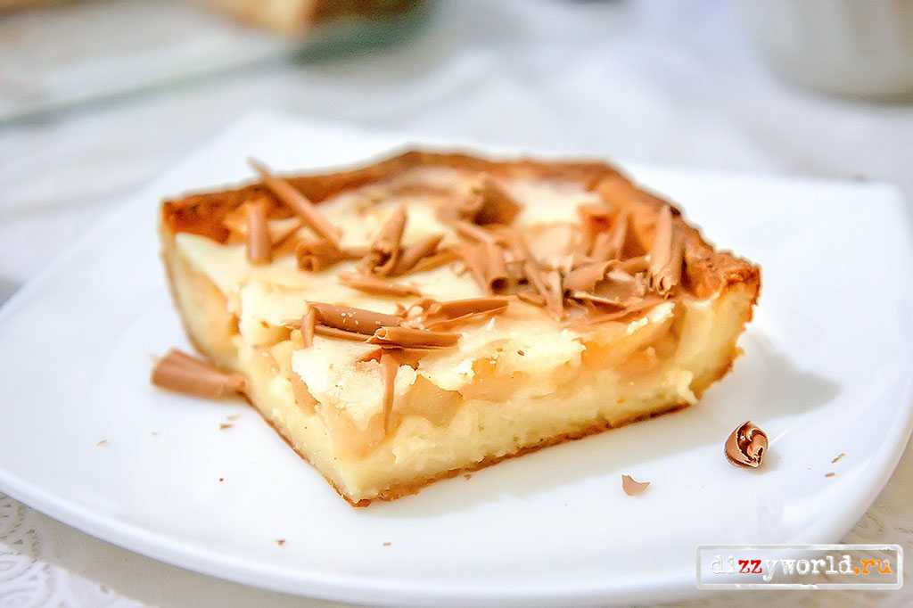 Цветаевский яблочный пирог со сметанной заливкой – рецепт с фото