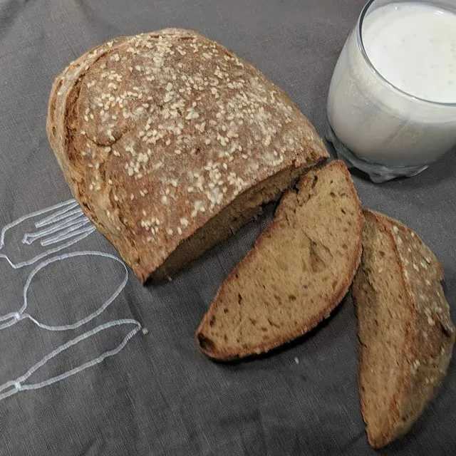 Цельнозерновой хлеб без дрожжей - 8 пошаговых фото в рецепте