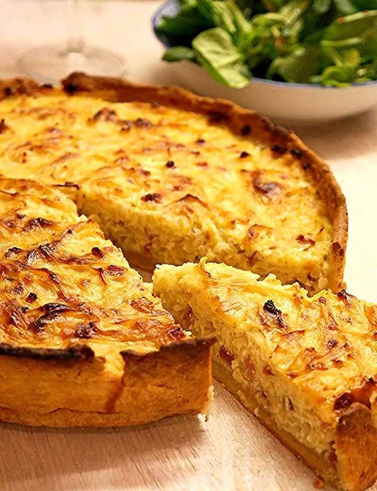 Картофельно-луковый пирог - вкусный рецепт с пошаговым фото