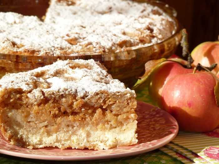 Яблочный пирог со сметанной заливкой – 97 рецептов: пирог | foodini