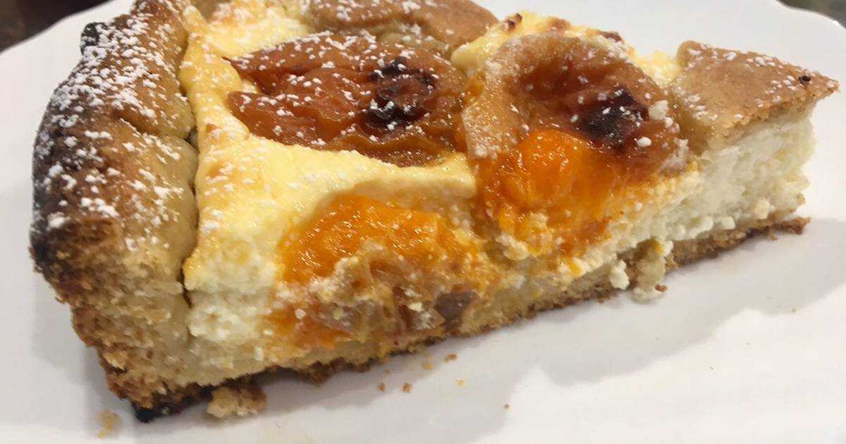 Творожный пирог с абрикосами - три рецепта на выбор
