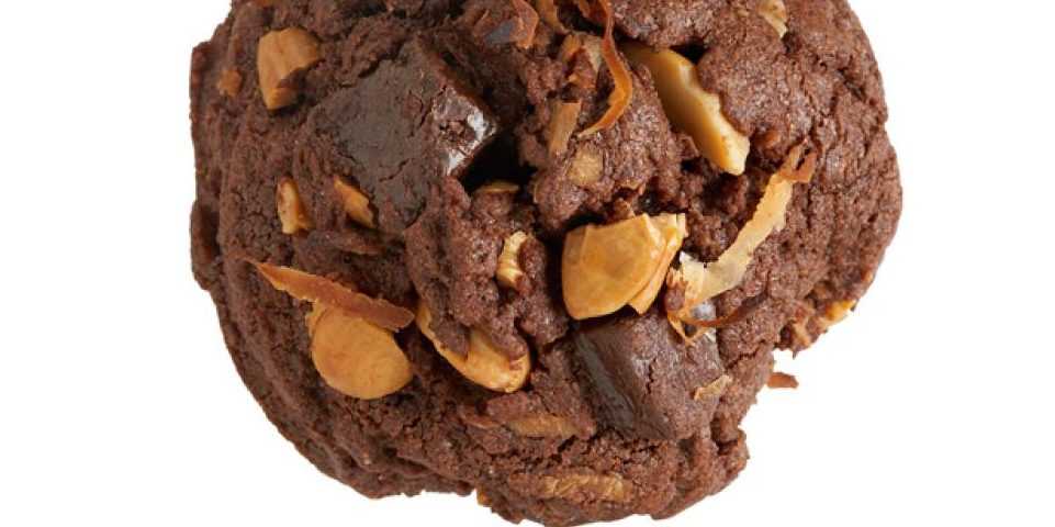 Шоколадное печенье с кокосовым кремом рецепт с фото пошагово - 1000.menu