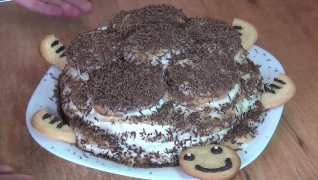 Торт черепаха классический со сметаной рецепт с фото пошагово - 1000.menu