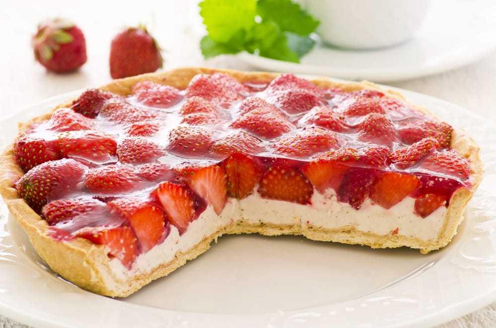 Песочный пирог с желе фруктами и ягодами рецепт с фото пошагово и видео - 1000.menu