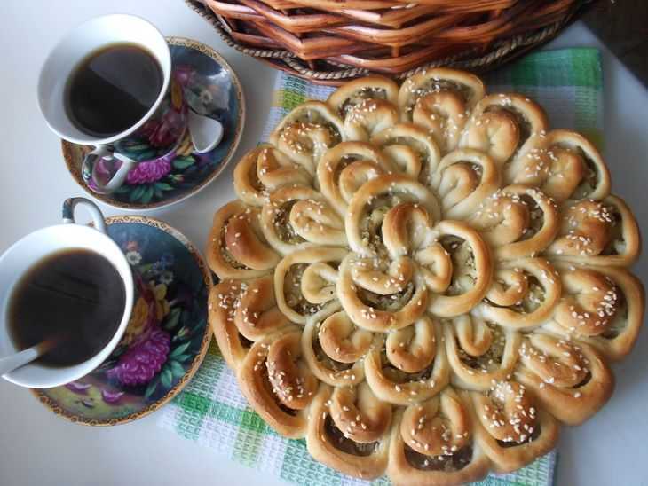 Пирог хризантема — 5 рецепта вкусного мясного пирога