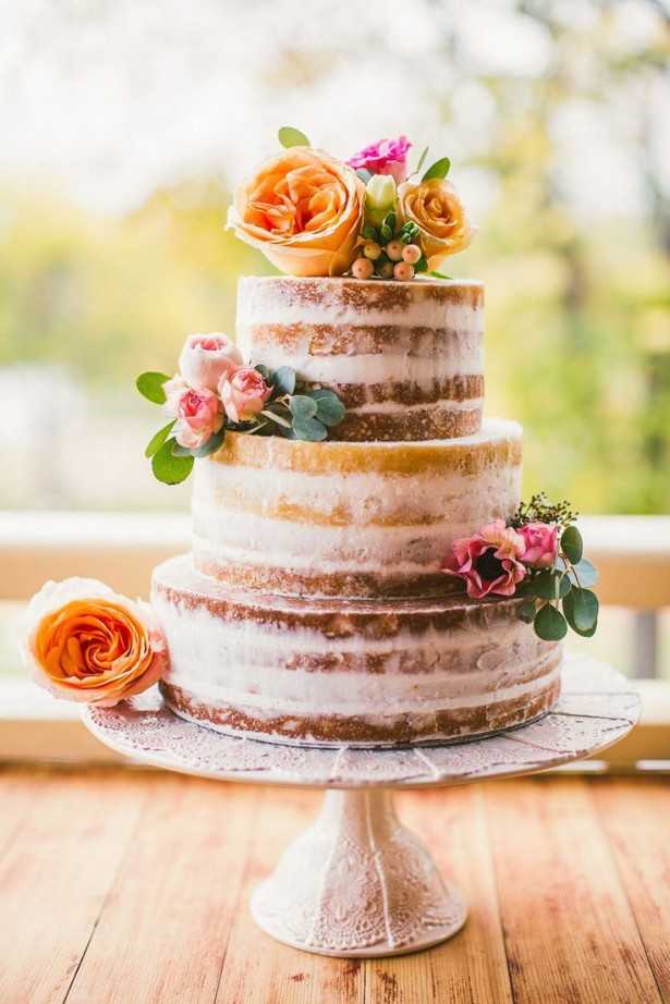 Голый торт на свадьбу - как выбрать или сделать самим