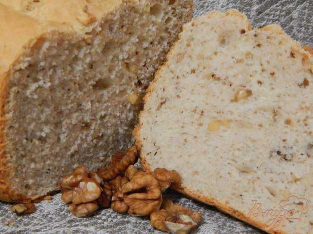 Хлеб с грецкими орехами в хлебопечке пошаговый рецепт