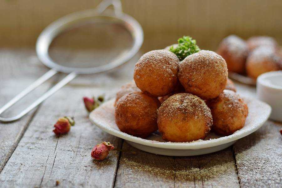 Творожные пончики - 6 лучших рецептов с начинками и без