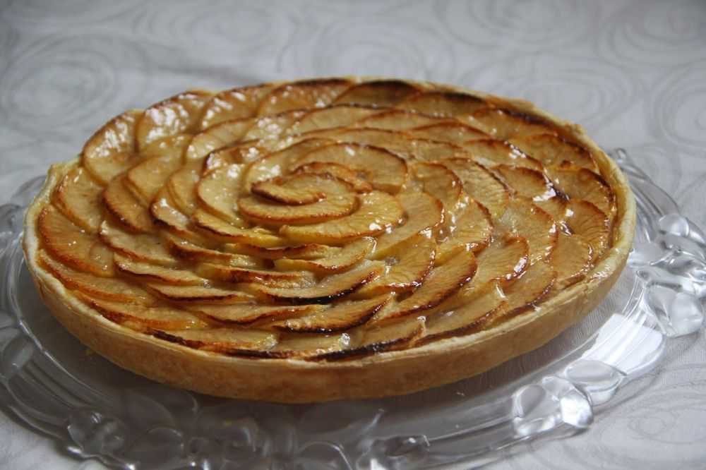 Французский яблочный пирог - 8 пошаговых фото в рецепте