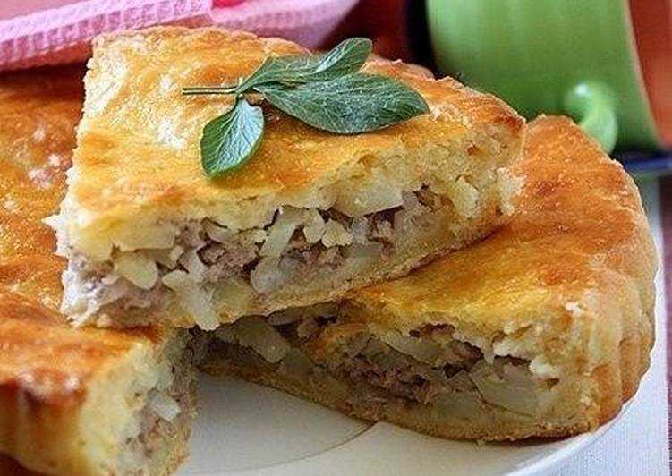 Пироги с мясом и картошкой в духовке и не только: 80 рецептов