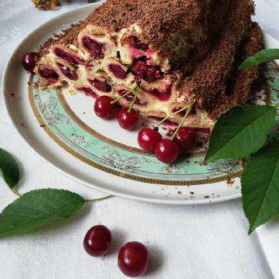 Торт «монастырская изба» с вишней - пошаговый рецепт с фото