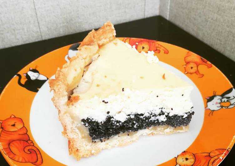 Совершенный песочный пирог с творогом и маком, который тает во рту