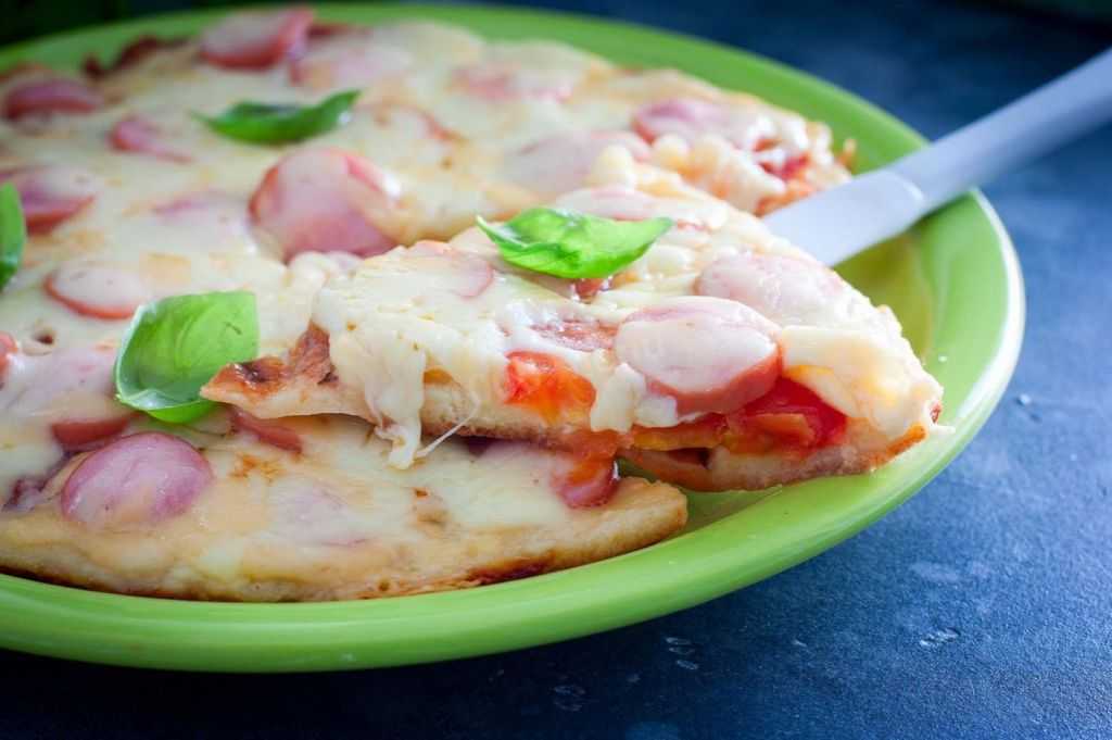 Быстрая пицца на сковороде за 10 минут — 4 пошаговых рецепта