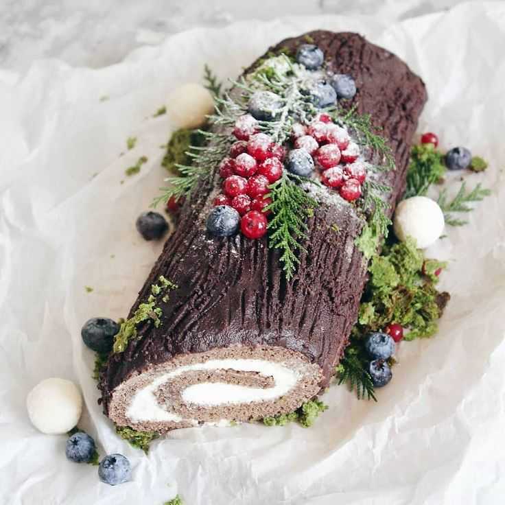 Торт рождественское полено пошаговый рецепт
