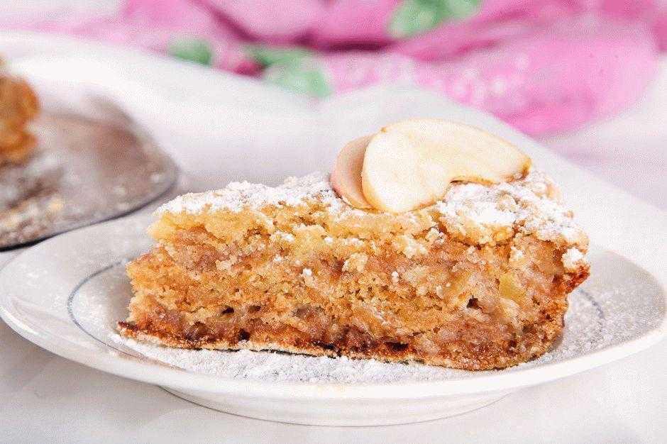 Насыпной пирог с манкой и яблоками рецепт с фото пошагово и видео - 1000.menu