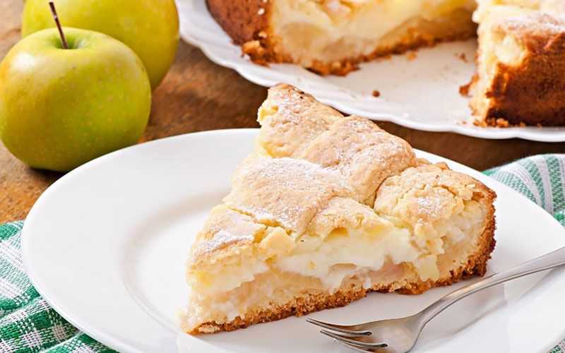 Насыпной пирог с творогом и яблоками в духовке рецепт с фото пошагово и видео - 1000.menu