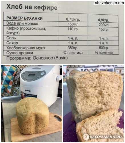 Белый хлеб с псилиумом в хлебопечке