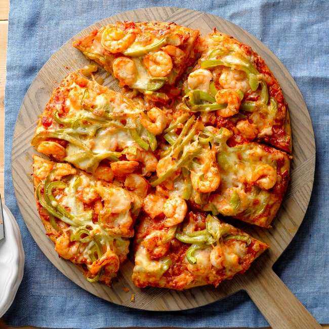 Пицца с креветками – 8 рецептов приготовления в домашних условиях