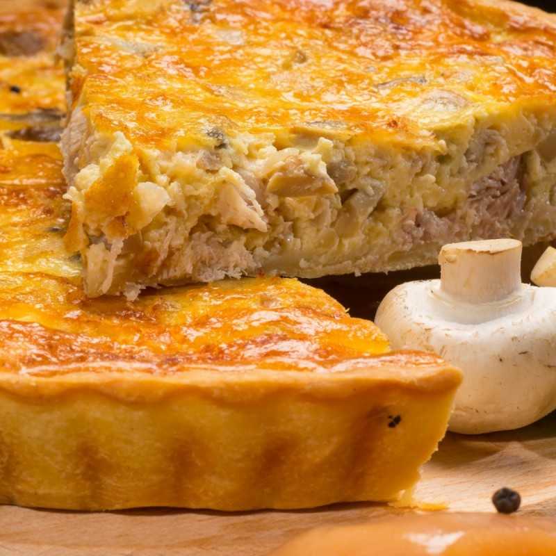 Пирог с курицей грибами и сыром - вкус и аромат | вкус и аромат
