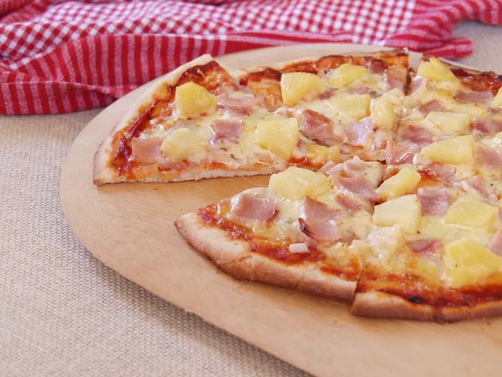 Рецепты пицца с ананасами