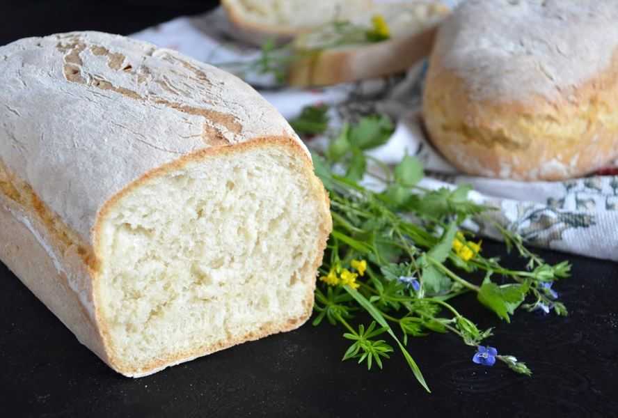 Домашний белый хлеб в духовке — 4 пошаговых рецепта