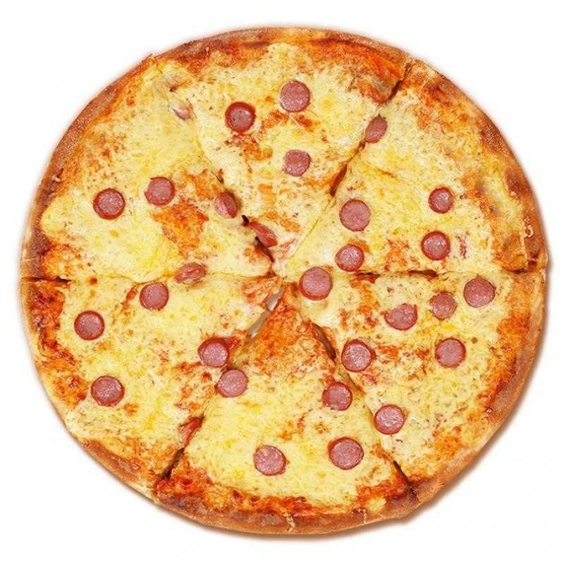 Мини-пицца с сосисками и помидорами