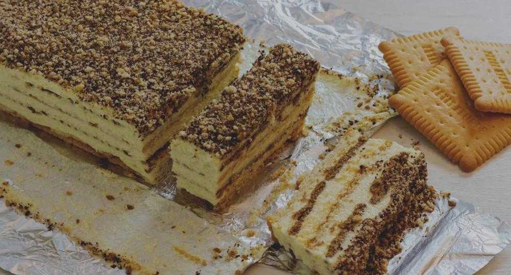 Яркий творожный торт из печенья без выпечки рецепт с фото пошагово и видео - 1000.menu