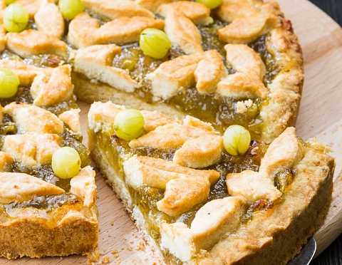 Пирог с крыжовником - простые и вкусные рецепты с творогом, из дрожжевого, песочного или слоеного теста
