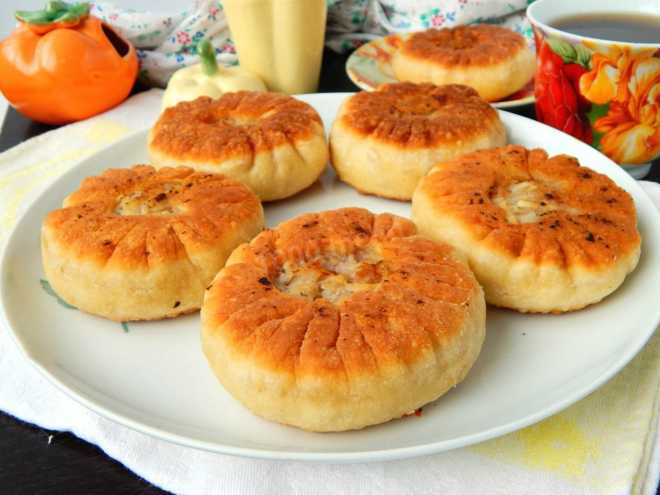 Пирожки с картошкой жареные на сковороде на кефире