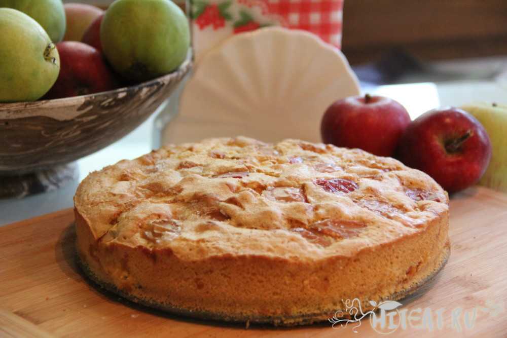 Шарлотка с яблоками и тыквой — вкуснейший диетический десерт