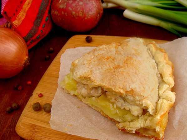 Пирог с картошкой и курицей – 13 рецептов с грибами, копченой курице в духовке или мультиварке
