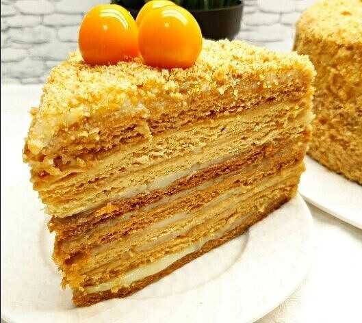 Торт медовик на сковороде рецепт с фото пошагово - 1000.menu