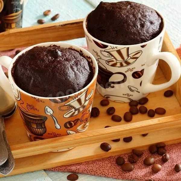 Шоколадный кекс в кружке в микроволновке за 3 минуты рецепт с фото пошагово - 1000.menu