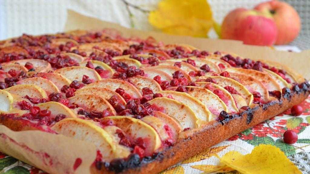 Яблочно-брусничный пирог – простые рецепты и полезные советы