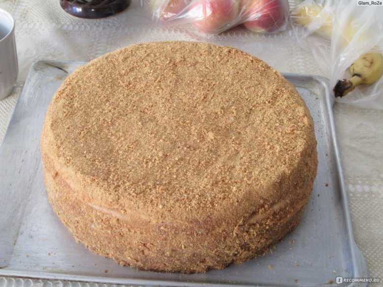 Песочный торт «орех» с заварным кремом на праздник