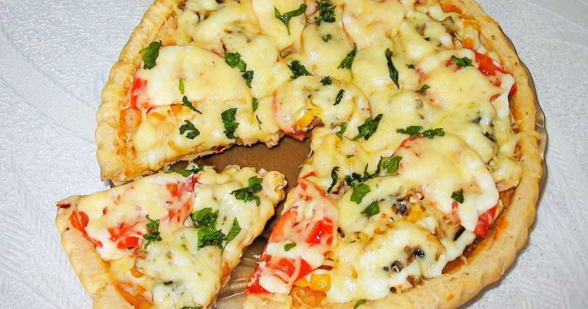 Как сделать вегетарианскую овощную пиццу по пошаговому рецепту с фото