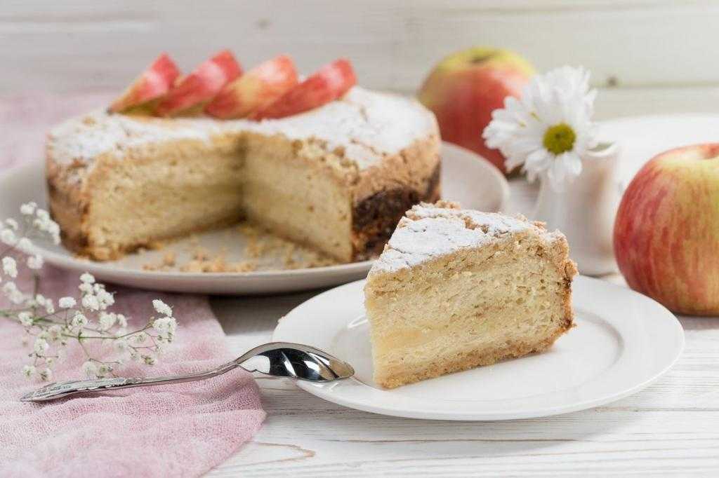 Яблочно-лимонный  творожный  пирог - кулинарный рецепт с пошаговыми инструкциями | foodini