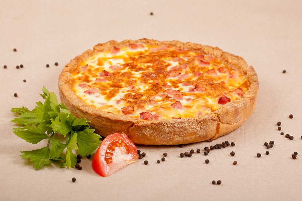 Пирог киш с сыром и ветчиной рецепт с фото пошагово - 1000.menu