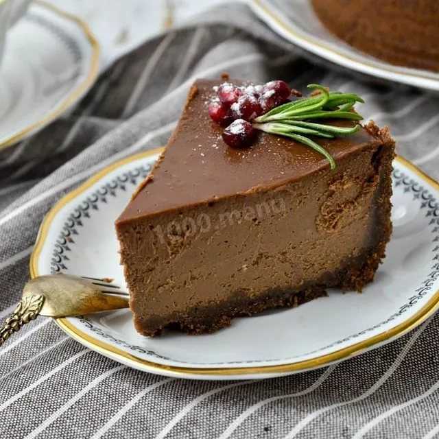 Рецепт вкусного шоколадного пирога с грушами