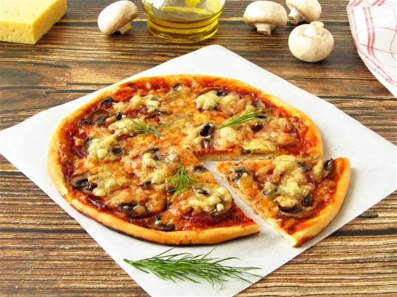 Пошаговый рецепт приготовления вегетарианской пиццы