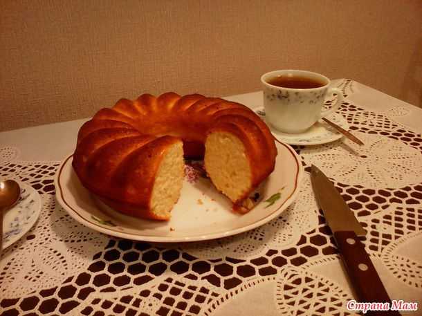 Банановый пирог с корицей - пошаговый рецепт приготовления с фото