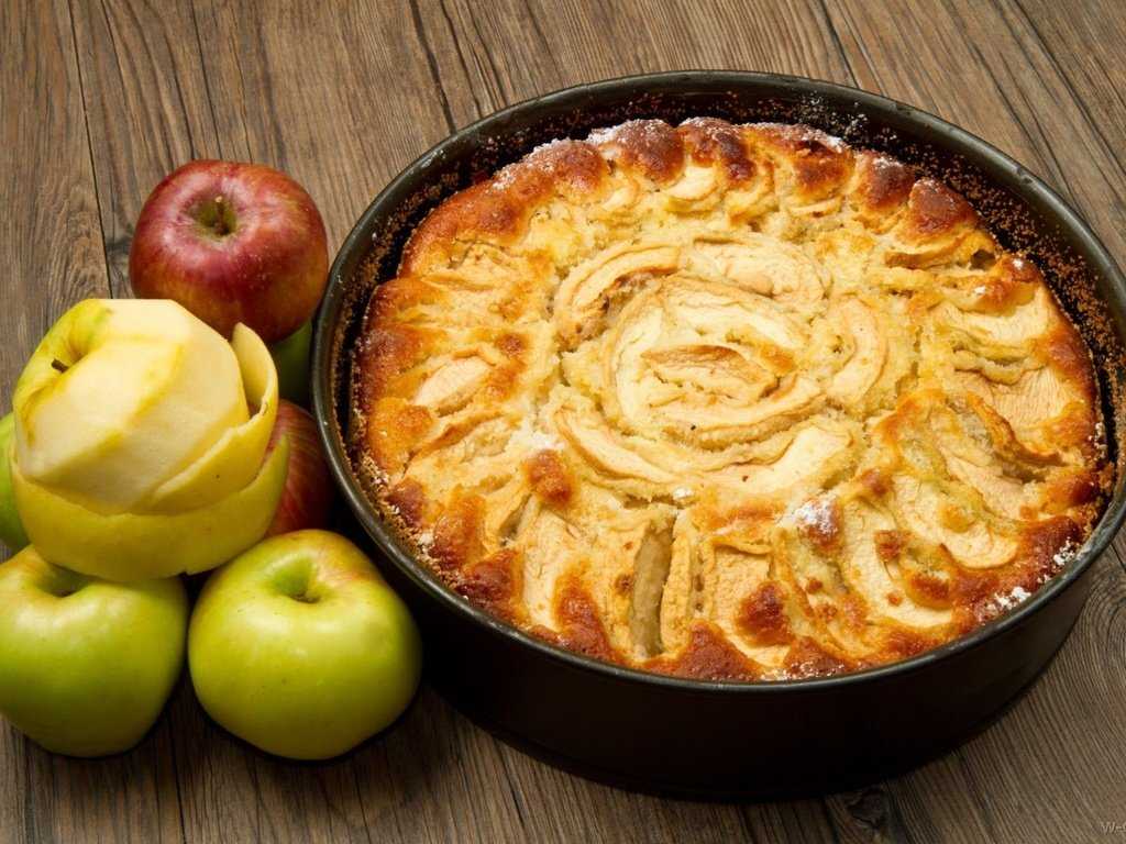 Отрывной пирог с яблоками | страна мастеров
