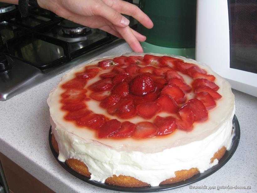 Творожный крем для бисквитного торта с фруктами: рецепт с фото