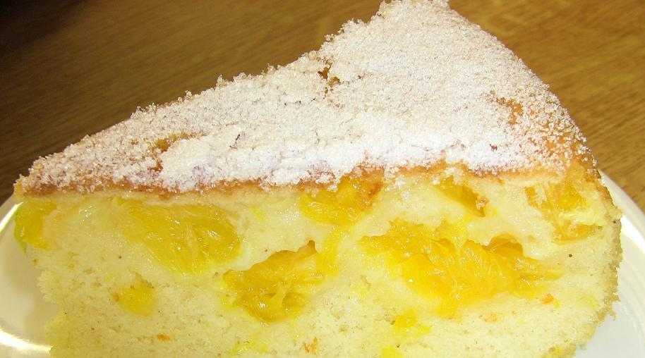 Песочный пирог с лимонно-яблочной начинкой