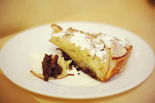 Французский сахарный пирог со сливками дрожжевой